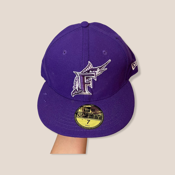 florida marlins fitted hat